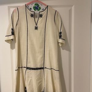 Isabel Marant , cream & black mini dress. Size 36
